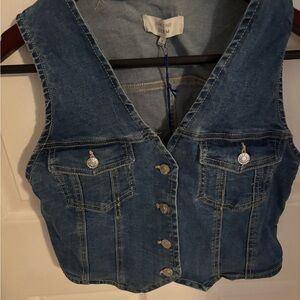 Adorable Jean Vest